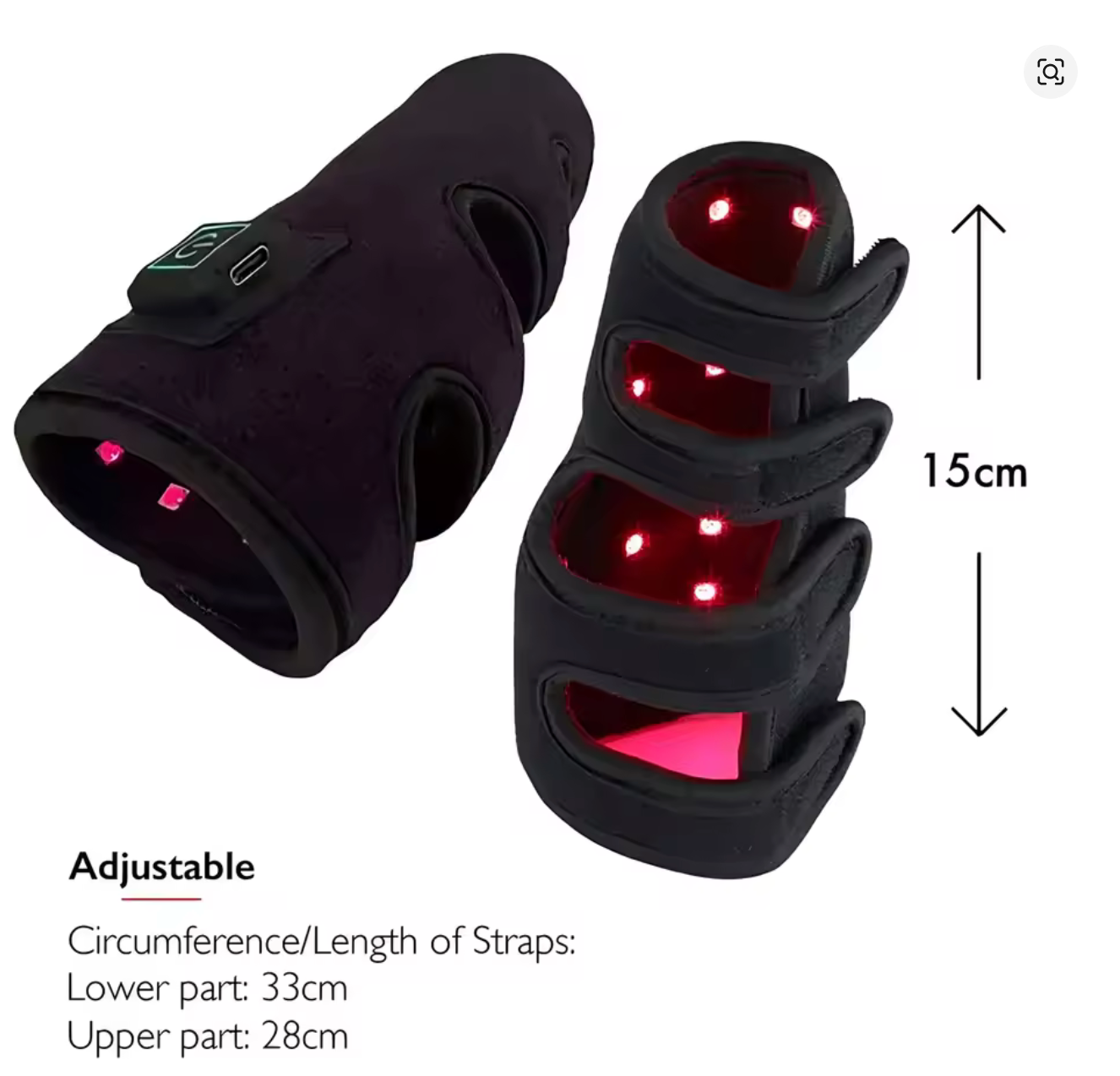 RadientWraps Near-Infra-Red Light Therapy Device
